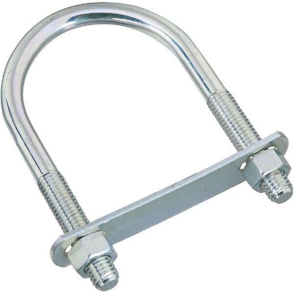 National 1/2 In. x 3 In. x 5-1/2 In. Zinc Round U Bolt N347-807 - main